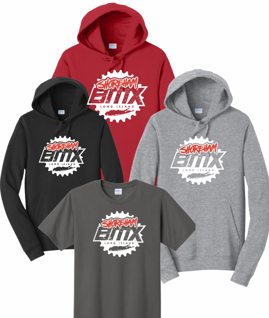 Shoreham - Bmx standard Logo ( T-shirts - Long Sleeve - Hoodies - CrewNeck )