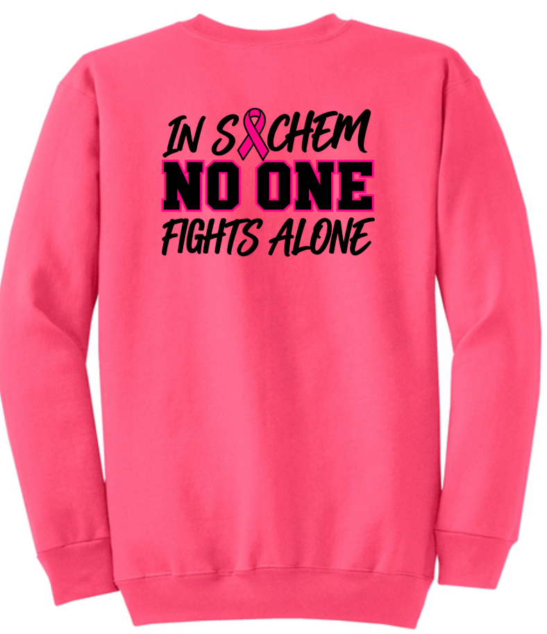 Crewneck Pink "In Sachem" Port & Co® Core Fleece Crewneck Sweatshirt