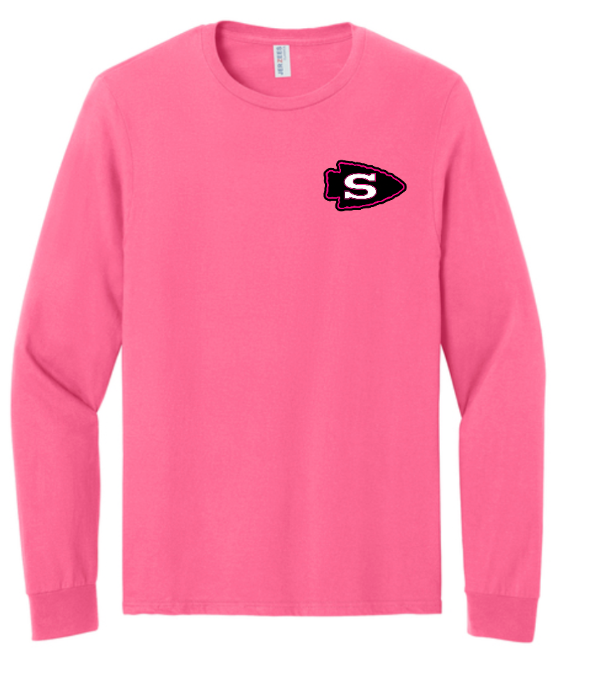 Long Sleeve Pink "In Sachem" Jerzees Classics® Unisex Cotton Long Sleeve T-Shirt