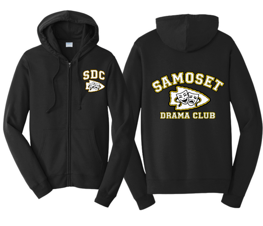 Samoset Drama Club - Custom Zip up Hoodie