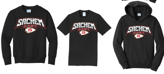 Sachem East- NEW Design  (T-shirt - Hoodie - Crew Neck )