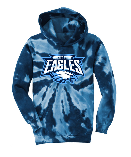 Rocky Point - Tie Dye  Eagles Hoodie