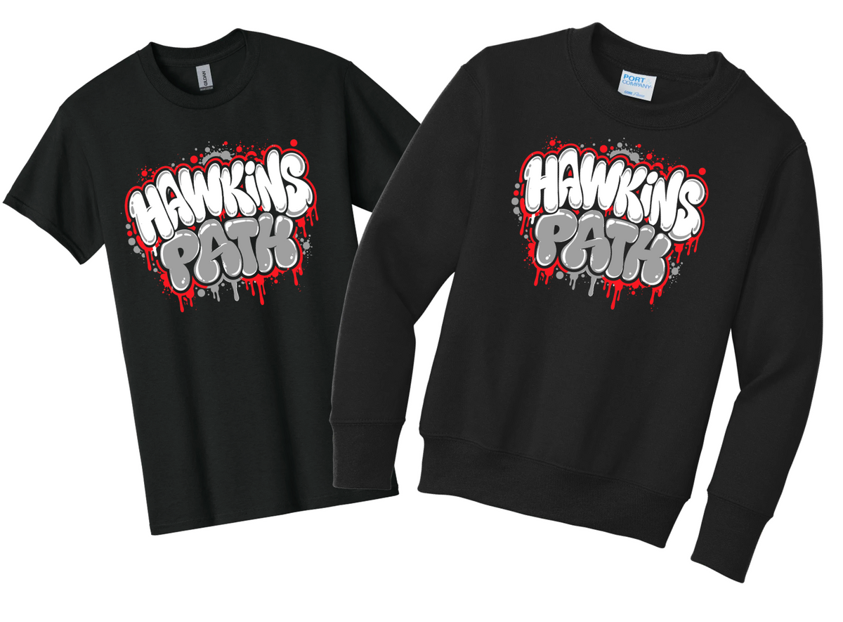 Hawkins - Drip (T-shirt-Crewneck-Hoodie)