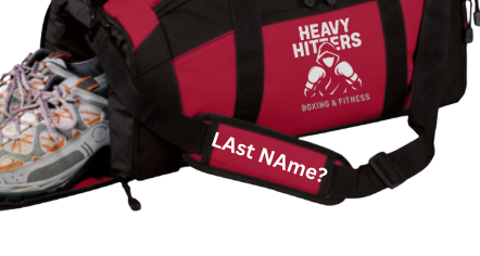 Heavy Hitters - Red/White Boxing bag