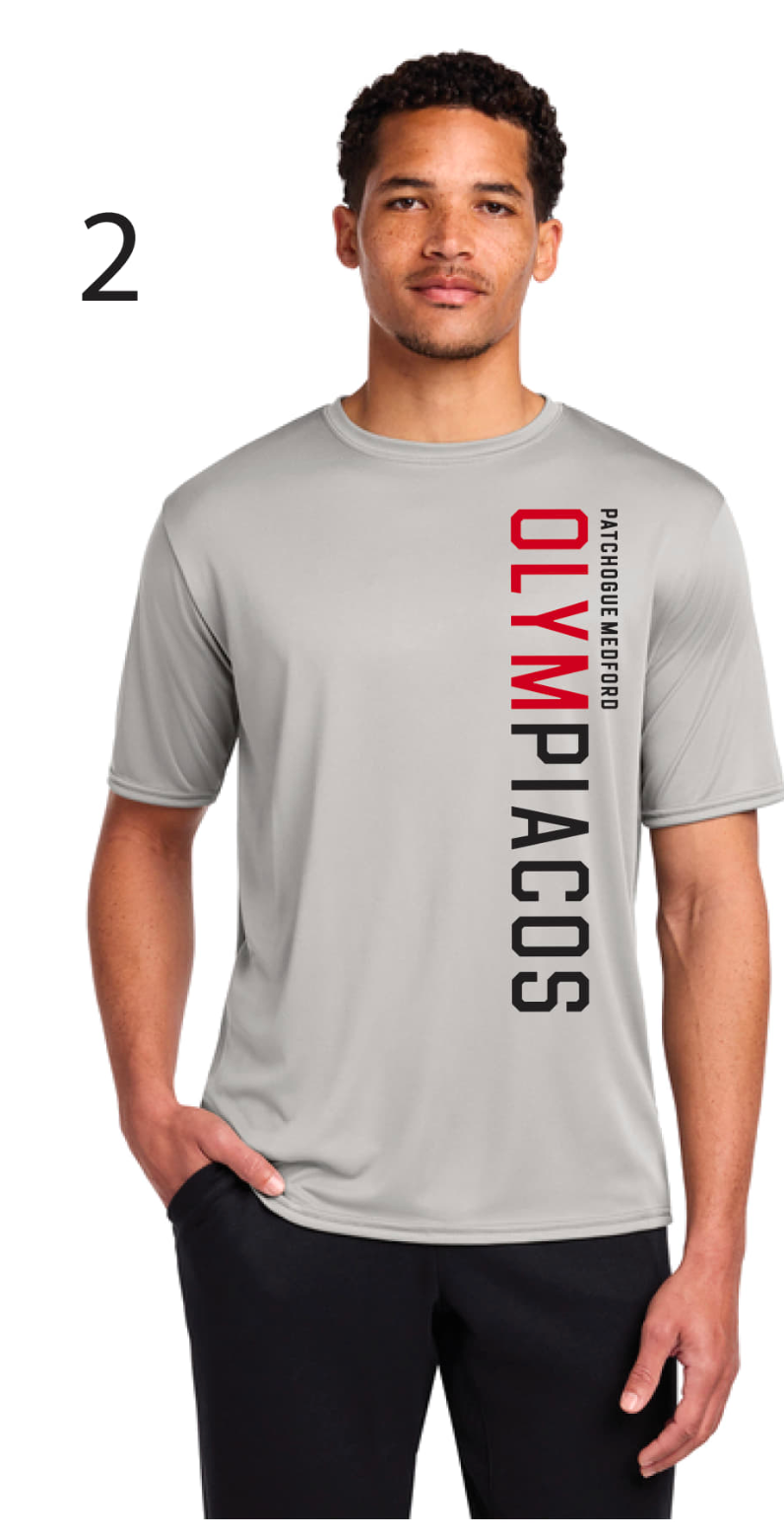 Olympiacos - ADULT Silver Performance Tee