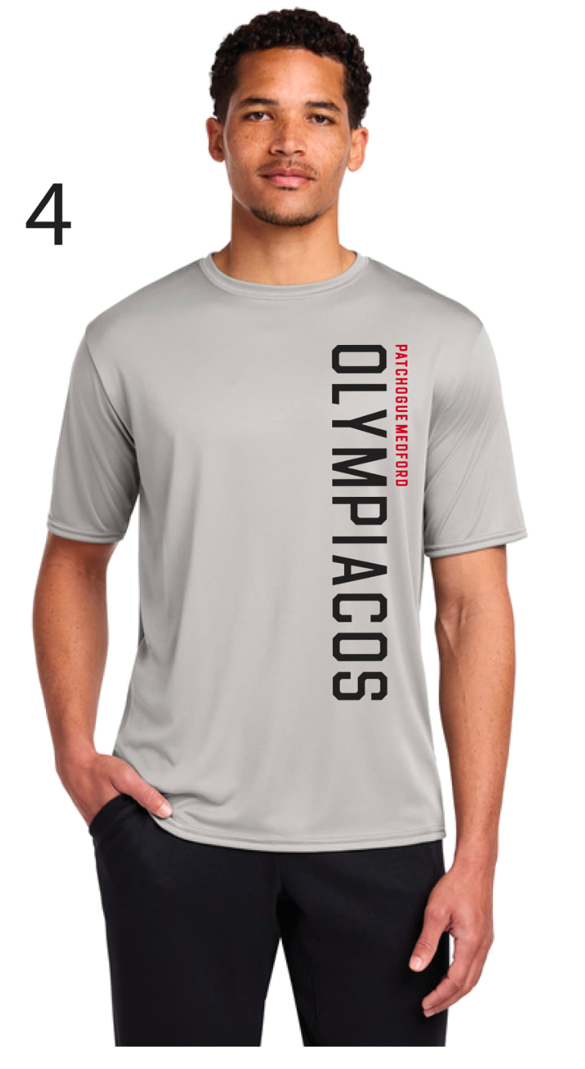 Olympiacos - ADULT Silver Performance Tee