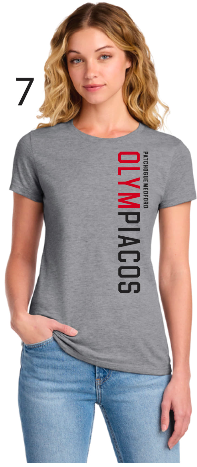 Olympiacos - ADULT Women's Cut T-Shirt (Grey)