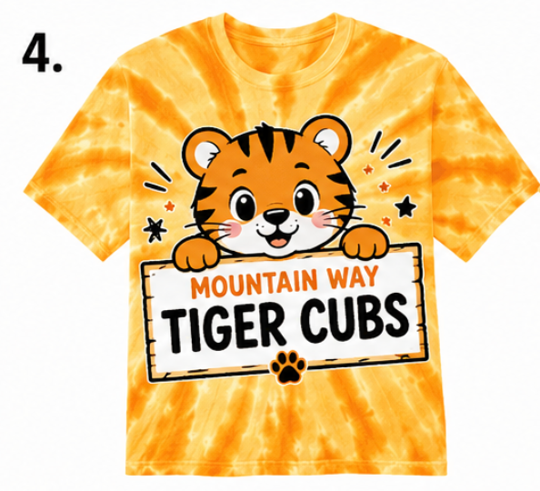 Mountain Way Elementary -Tie Dye T-Shirts (6 options)