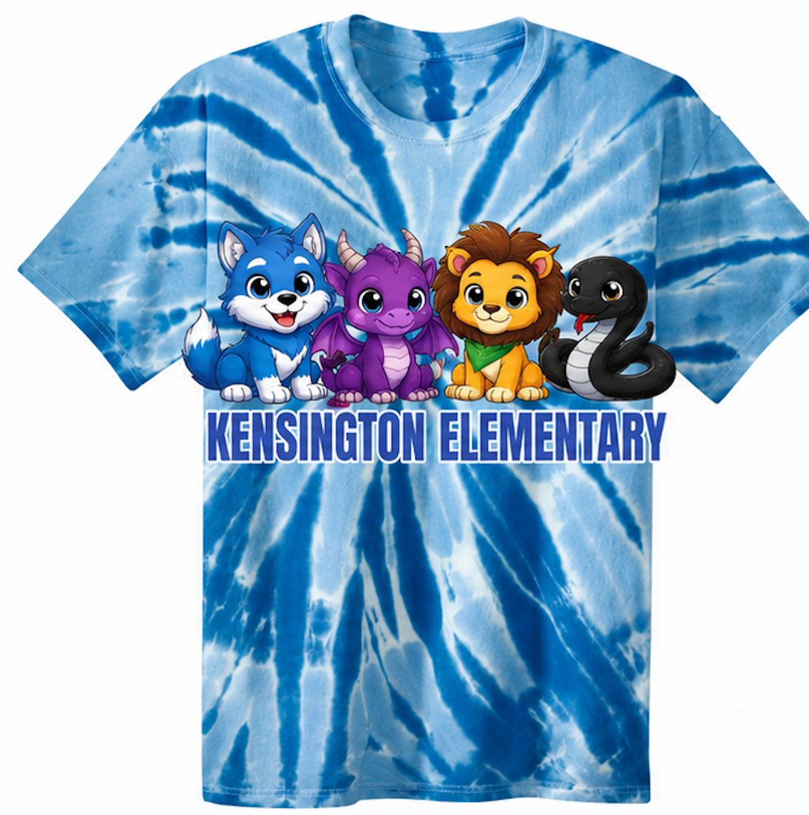 Kensington - Tie Dye Kensington Elementary T-shirts (6 options)
