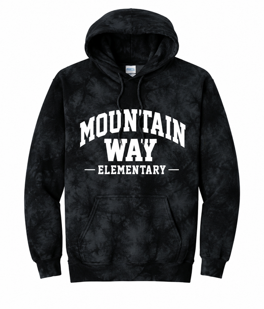 Mountain Way Elementary -Tie Dye Hoodie (3 Color Options)