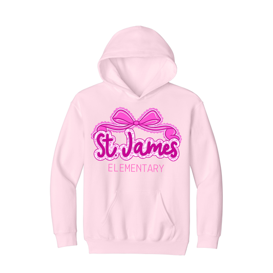 St. James Hoodie Pink Bow