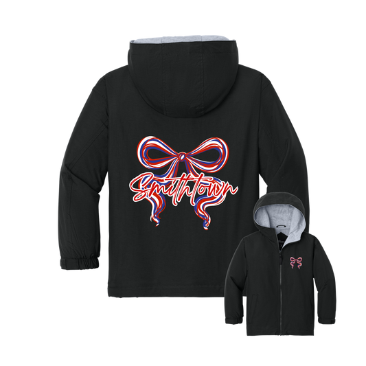 St. James , Red White and Blue Bow Windbreaker (Smithtown)